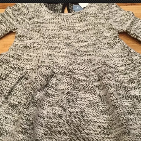 Baby Gap 12-18 Month Gray Shimmer Dress - Picture 3 of 4